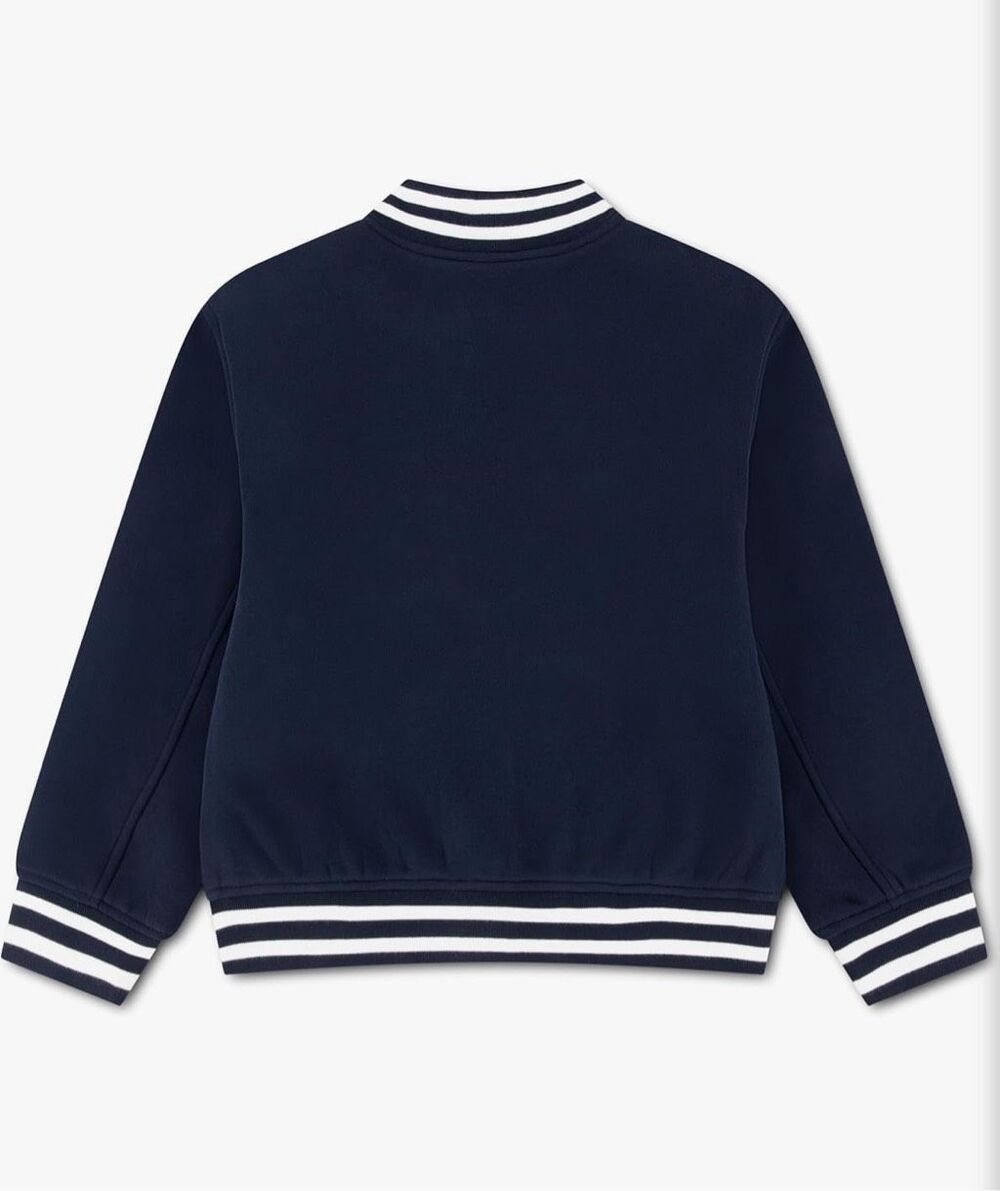 Lacoste preppy boys varsity navy XL jacket - Picture 2 of 3